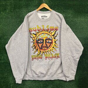 Sublime 40oz to Freedom Rock Band Oversized Crewneck Sweater Size L/XL